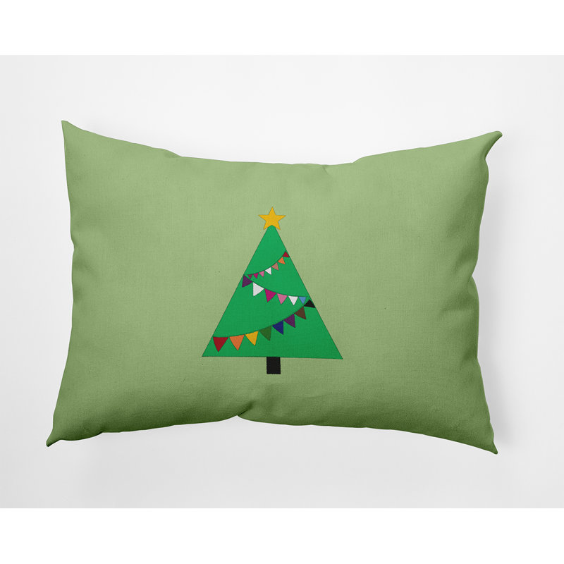 Reversible Throw Pillow, 14" x 20", Rectangular