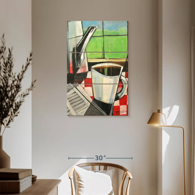 Yarlin Coffee And Morning News, H 32 po x l 20 po