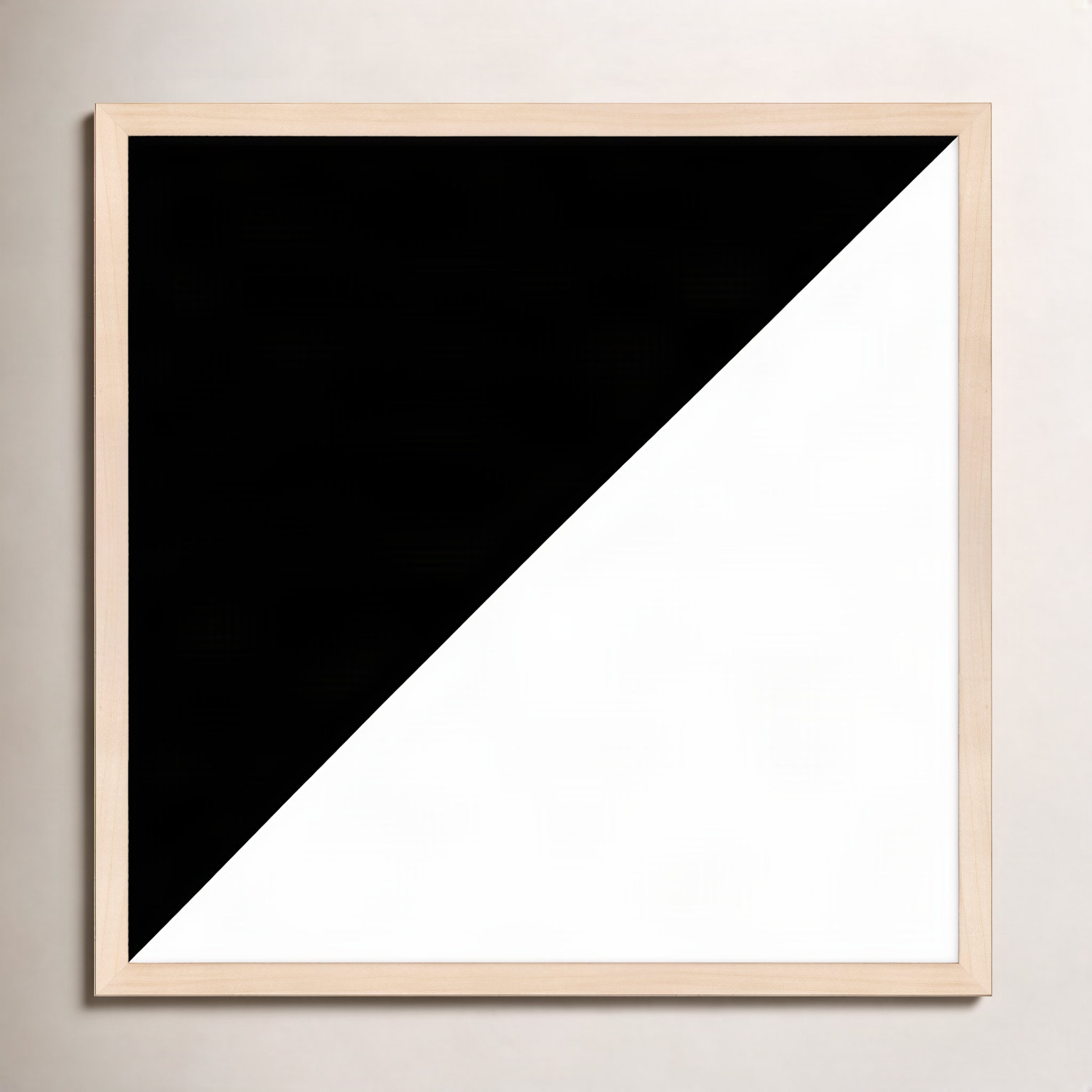 Half Framed Graphic Art Print, 24" H x 24" W, Brown Framed