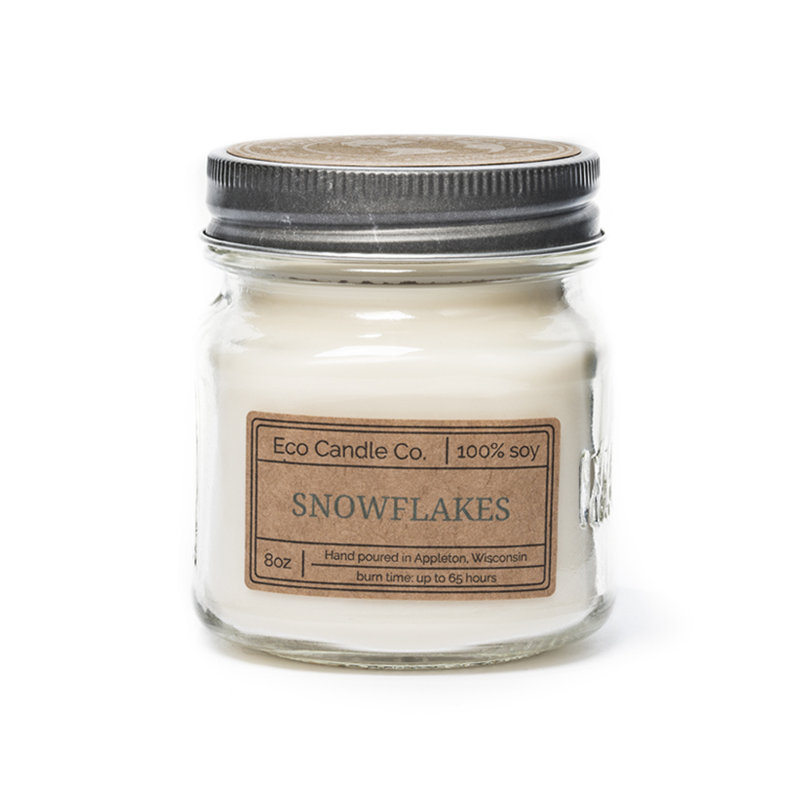 Bougie parfumée flocons de neige