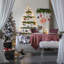 D4,7 po, boules de Noël décoratives, boules de Noël suspendues en verre, ensemble de 4