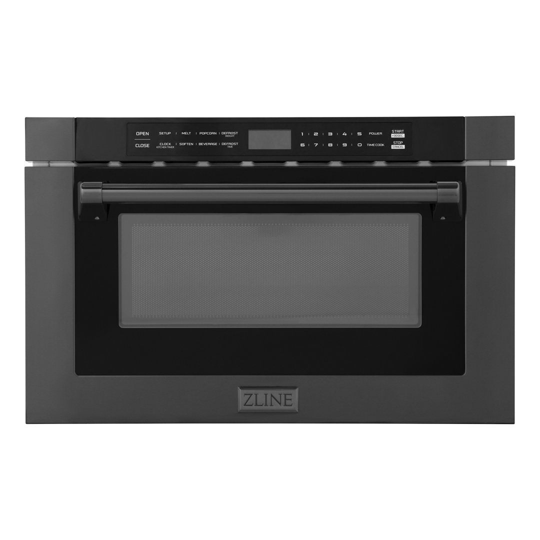 ZLINE 24 in. 1.2 cu. ft. Built-in Microwave Drawer with a Traditional Handle ZLINE Appliance