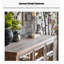Armoire d'appoint rétro style américain en cèdre et fer forgé