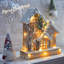 Paquet de 5 guirlandes lumineuses à piles, 20 guirlandes de lumières à DEL avec minuterie, lumières de guirlande imperméables allumées pour les décorations de Noël, 6 heures de marche / 18 heures de repos-1261285123