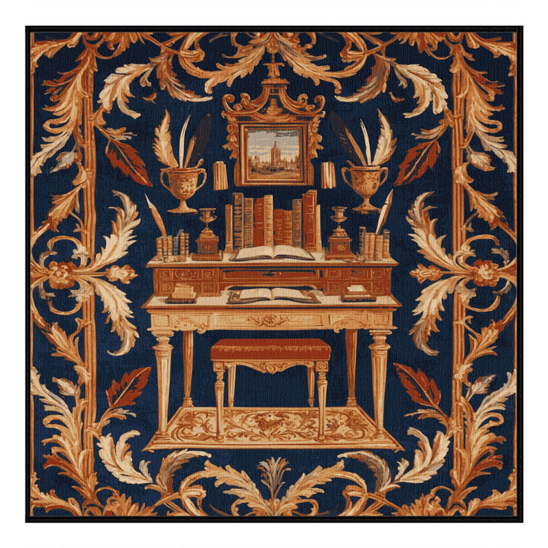 Tapis gris français lavable à la machine, Carré 3 pi