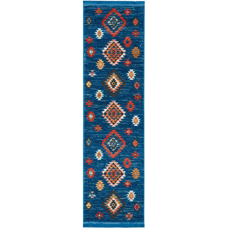 Tapis bleu, Tapis de couloir 2 pi 2 po x 7 pi 9 po