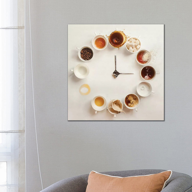 It's Always Coffee Time by Dina Belenko - Wrapped Canvas Panoramic Print, 66.04 cm H x 66.04 cm W x 1.91 cm D