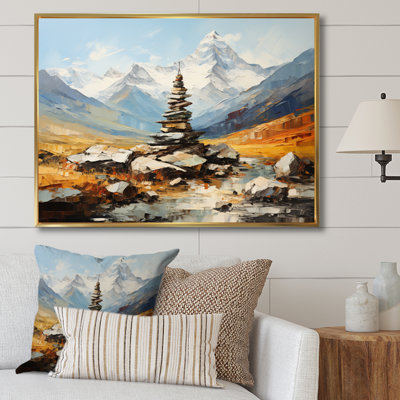 Spiritual Stone Echo Of Mountain - Paysages, art mural, salon
