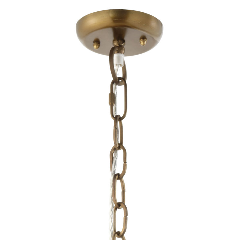 Clamshell 3 - Light Chandelier, Brown