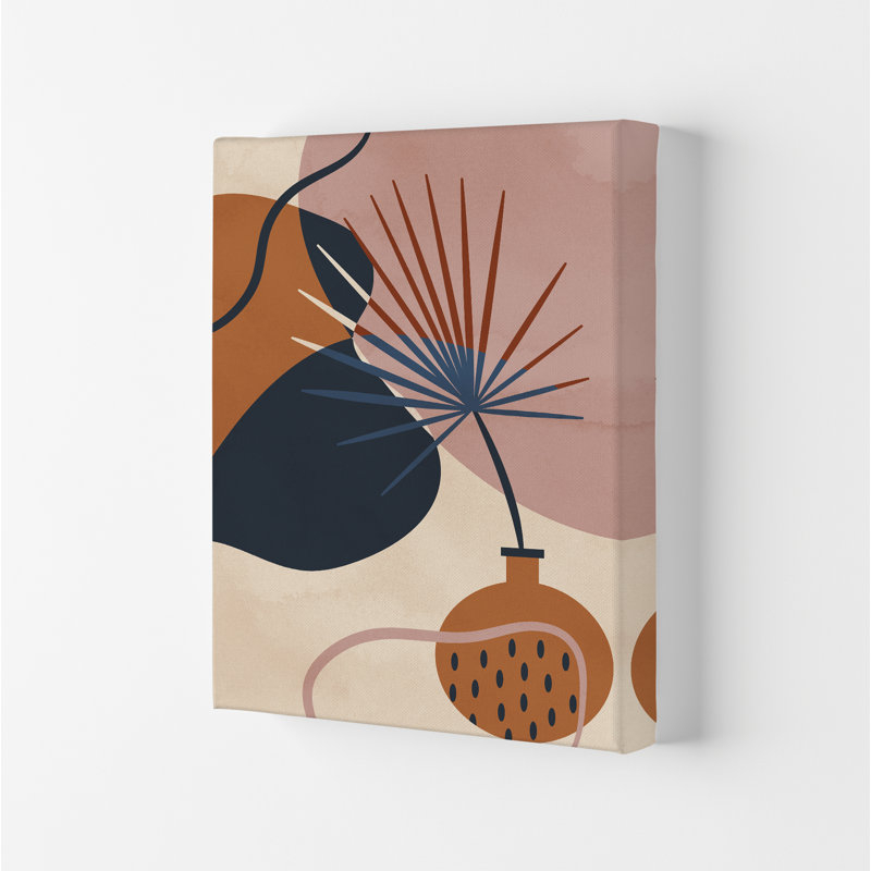 Mid Century Vase 1 - Print, No Framed, 84cm H x 60cm W x 1cm D