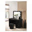Meuble-lavabo en verre noir 5 tiroirs 1 pièce-1667097097