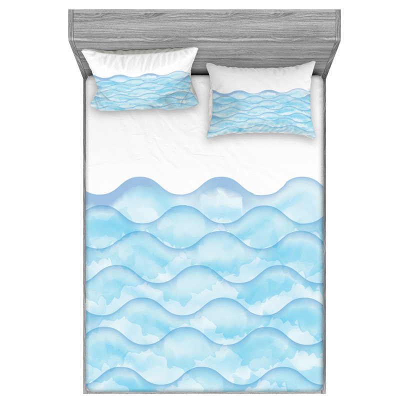Microfiber Sheet Set, Full Sheet Set with Fitted Sheet