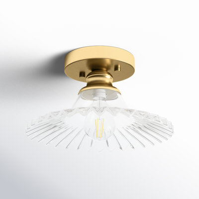 Saffron Glass Flush Mount