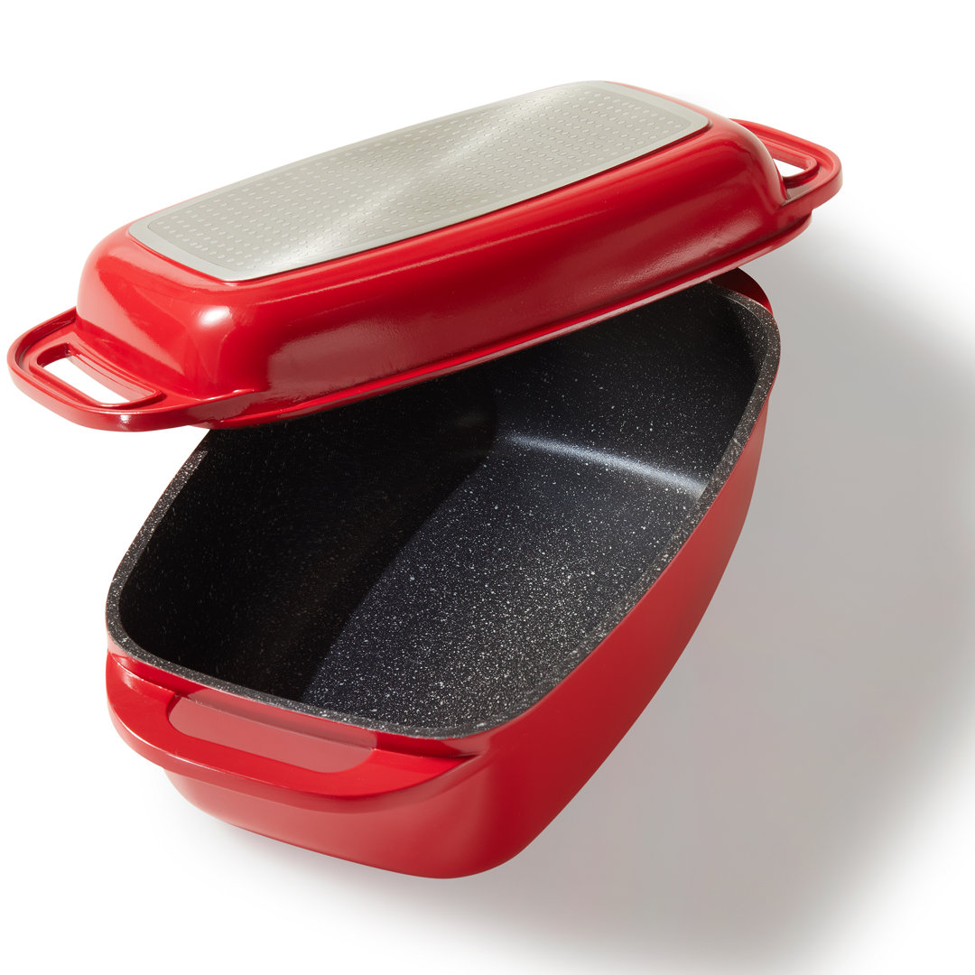 Bella Cucina Aluminum Rectangle Dutch Oven