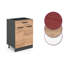 82Cm H x 60Cm W x 46Cm D Oak Base Unit Cabinet-61069518
