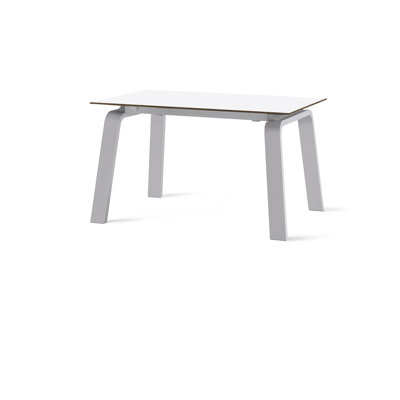 Deimos Glass Top Metal Base Dining Table