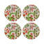 Sous-verres ronds en cuir Plumeria-402757324