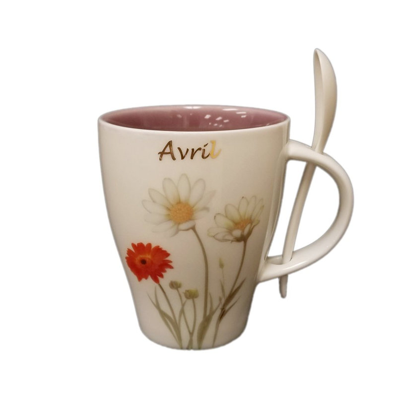 Ensemble de grande tasse à café 2 pièces avril querette Ali