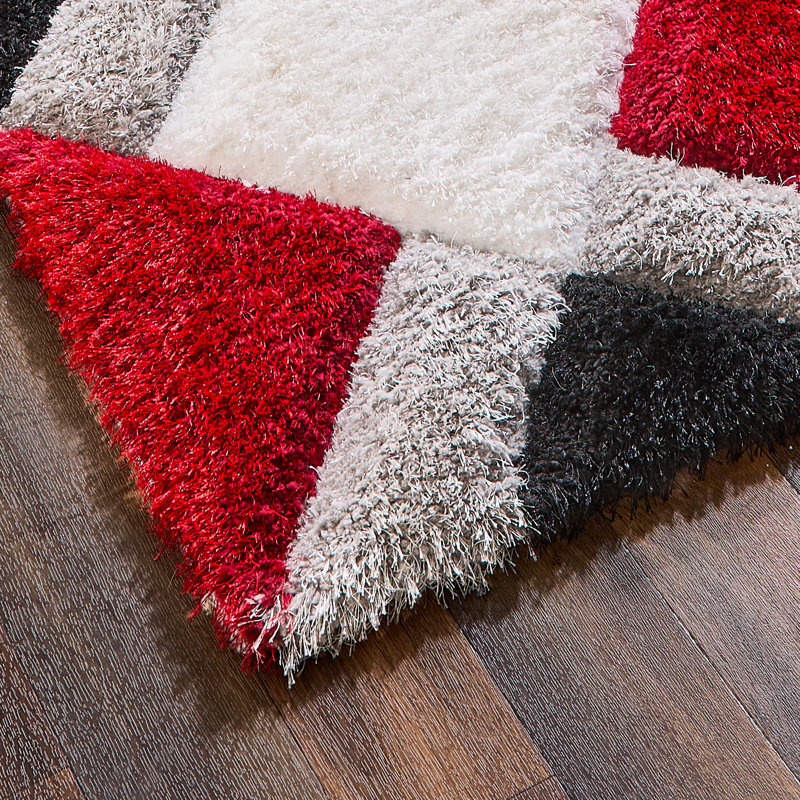 Blandford Geometric Hand Woven Area Rug, Rectangle 60 x 110cm