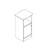 Versatile Chairside Table With Storage And Shelf, A Practical And Stylish Addition To Any Room.