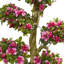 Plante de fleurs artificielle 60" en pot