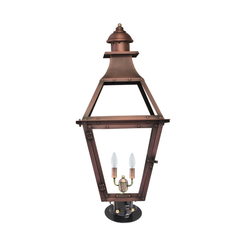 Vilonia Electric Outdoor Lantern, 31" H x 14" W x 16" D