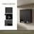 26" Wall-mounted Striped Bathroom Cabinet-1494699611