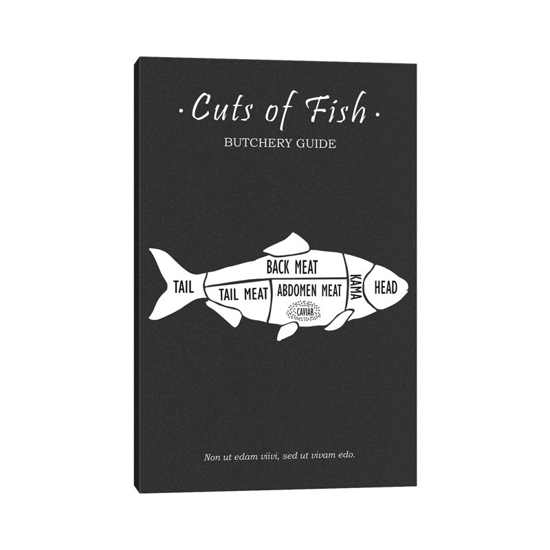 Butchery Fish by Mark Rogan - Print on Canvas, Wrapped Canvas, 101.6cm H x 66.04cm W x 1.91cm D