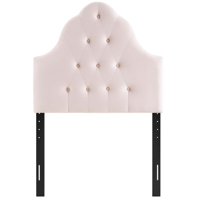 Tête de lit performance en velours capitonné Sovereign de Modway