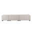 Channel Tufted Sofa Velvet Upholstered Modular Sofa-1209306863