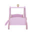 Lit de transport de lit simple en bois avec couronne et lit plateforme avec escalier-71177013