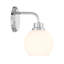 Applique murale 1 lumière Meridian en chrome-295448622
