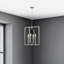 Lustre géométrique à 4 lumières de style bougie Pellegrino-930199270