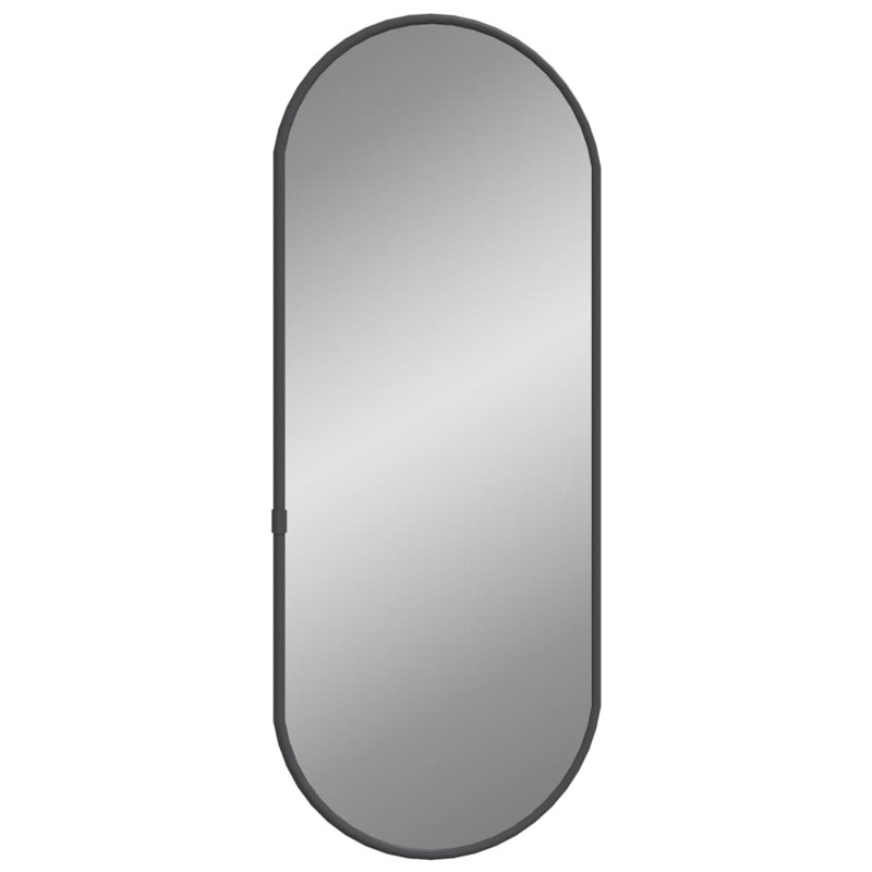 Kluk Wall Mirror, Black, 20cm x 50cm
