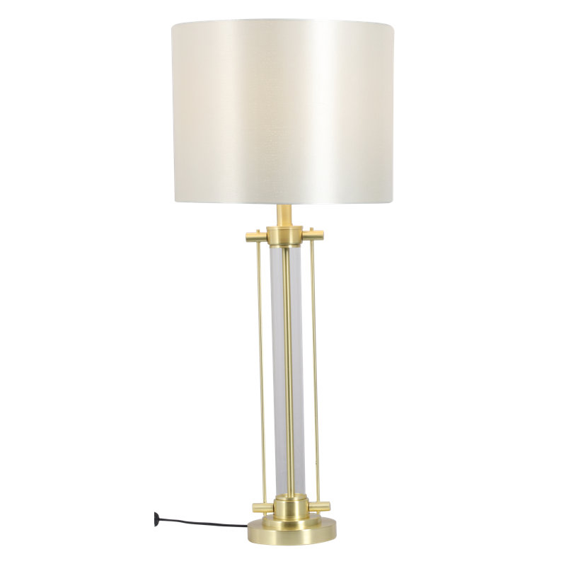 Krantz Table Lamp, Satin Brass