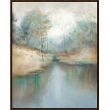 River Haze Painting by D’Alessandro Léon