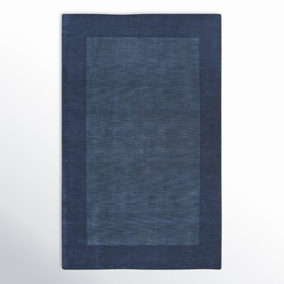 Dolma Navy Hand-Loomed Wool Rug