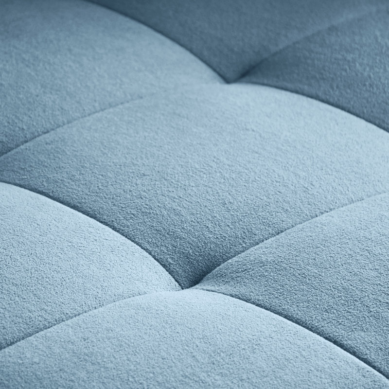 Creddy Universal Corner Sofa with Sleeping Fuction , Blue