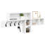 Wall-Mounted Coat Rack 100 X 12 X 43.5 Cm Engineered Wood-538783971