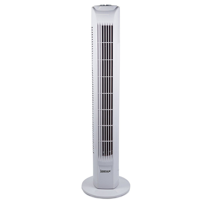 29 Inch Oscillating Tower Fan, White