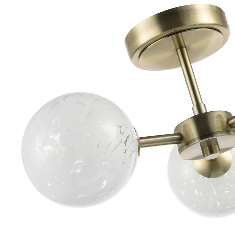 Flush Mount, Antique Brass