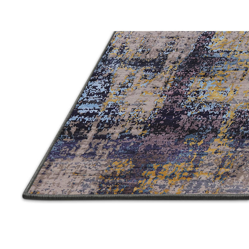 Caramont Abstract Indoor Rug, Rectangle 4' x 6'
