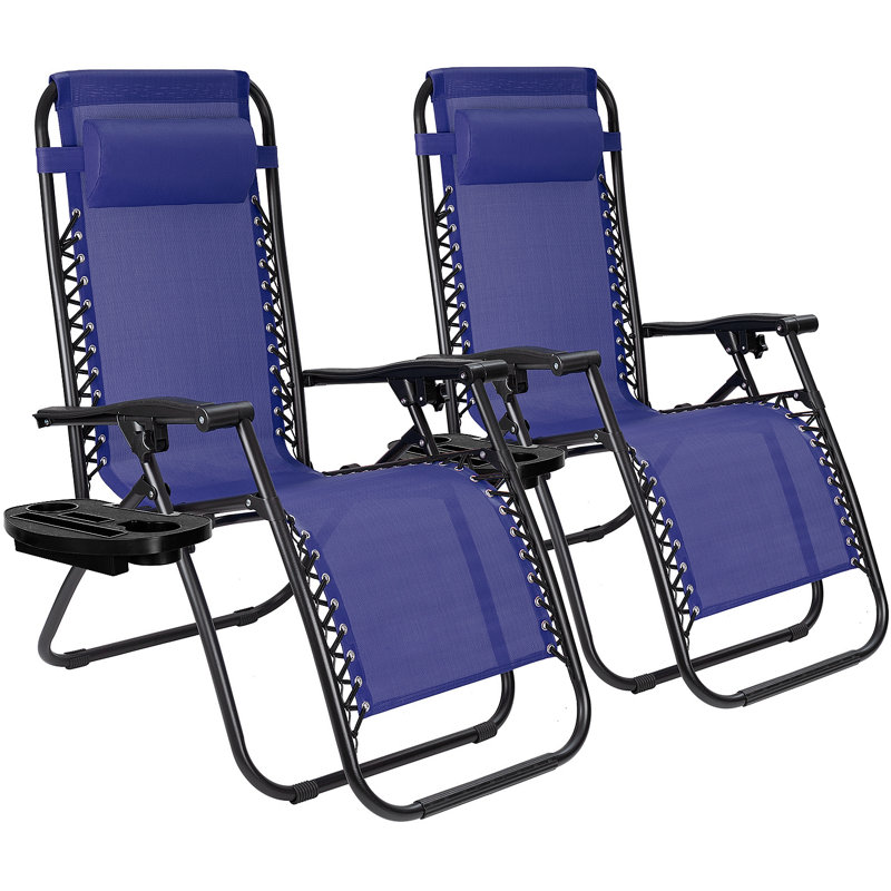 Fauteuil inclinable zéro gravité Khalid, Bleu