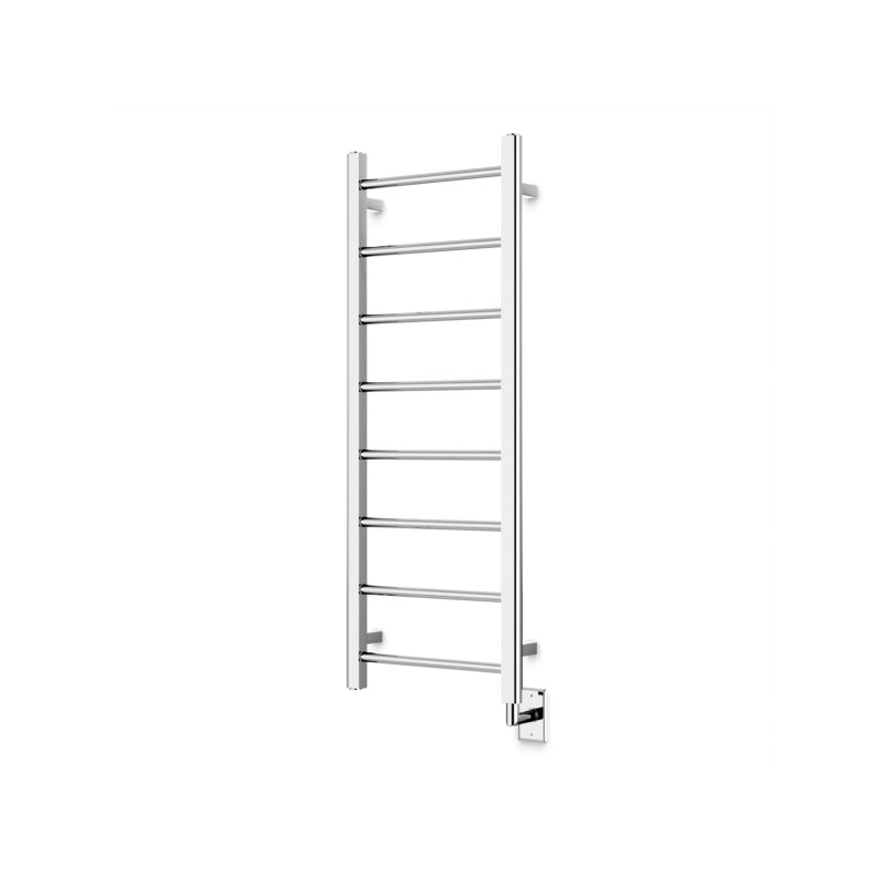 Ryton Wall Mount Electric Towel Warmer, Chrome, 47" H  x 18" W  x 5.19" D