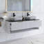 Meuble-lavabo mural 60 po en contreplaqué avec lavabo