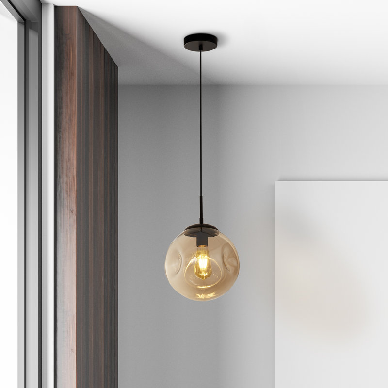 Beavercreek 1 - Light Black Single Pendant