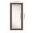 Non-Beveled Full Length Mirror, Moab Brown Bronze Frame - Floor Mirror, Wall Mirror