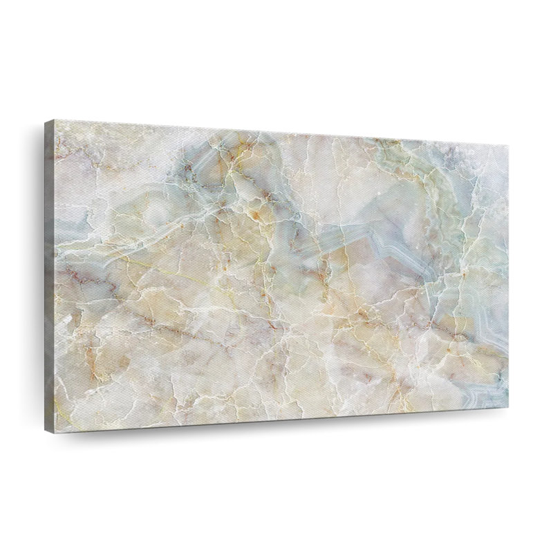 Marble Stone Abstract Canvas Print, 34" H x 51" W x 1.25" D