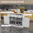 Waynisha 41.3 " W Kitchen Island with Solid Wood Top-1925354768
