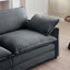 Canapé de salon chaleureux et confortable avec 4 coussins et 4 coussins pour le salon